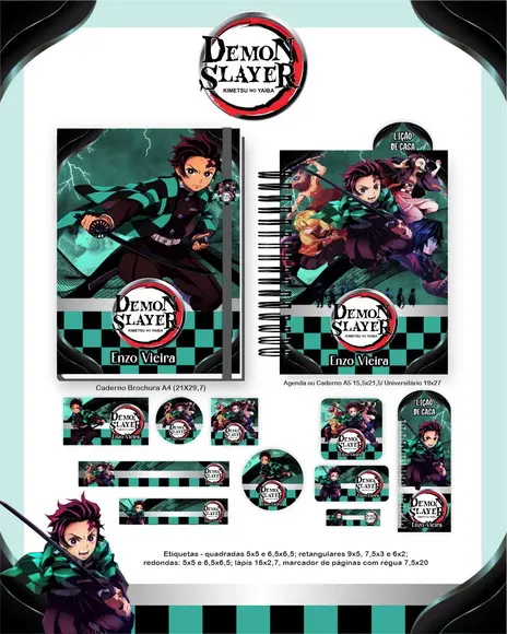 Arquivo Digital - Volta as Aulas - Demon Slayer 2026