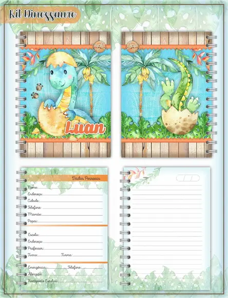 Arquivo Digital - Volta as Aulas - Dino Baby 02
