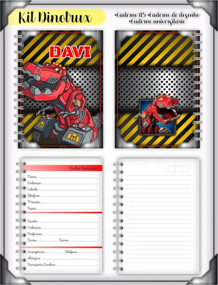 Arquivo Digital - Volta as Aulas - Dinotrux