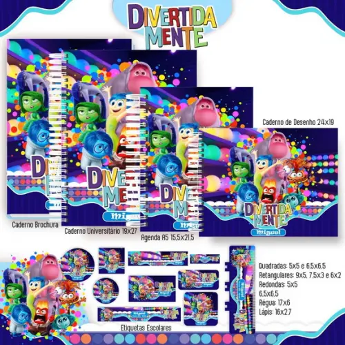 Arquivo Digital - Volta as Aulas - Divertidamente Unissex