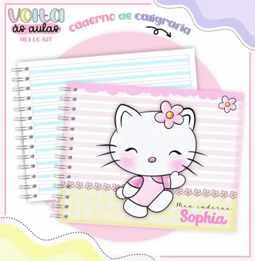 Arquivo Digital - Volta as Aulas - Hello Kitty 02
