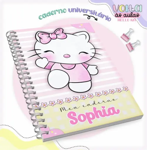Arquivo Digital - Volta as Aulas - Hello Kitty 02