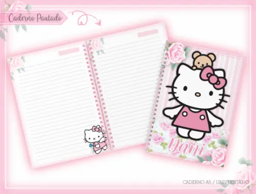 Arquivo Digital - Volta as Aulas - Hello Kitty