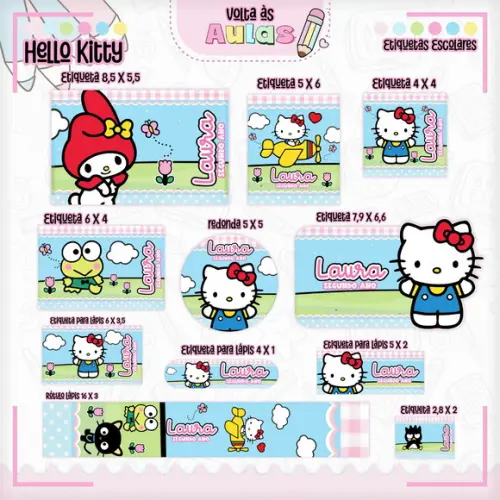 Arquivo Digital - Volta as Aulas - Hello Kitty 03