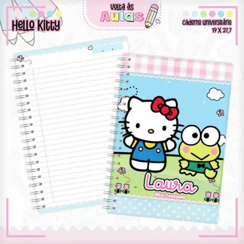 Arquivo Digital - Volta as Aulas - Hello Kitty 03