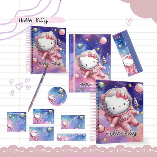 Arquivo Digital - Volta as Aulas - Hello Kitty Astronauta