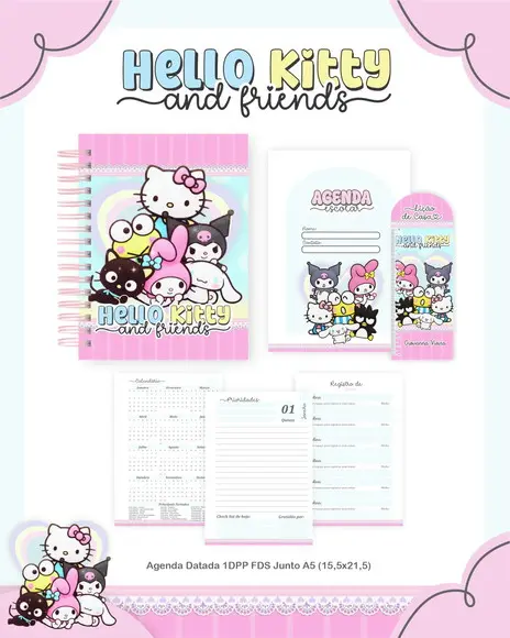 Arquivo Digital - Volta as Aulas - Hello Kitty And Friends