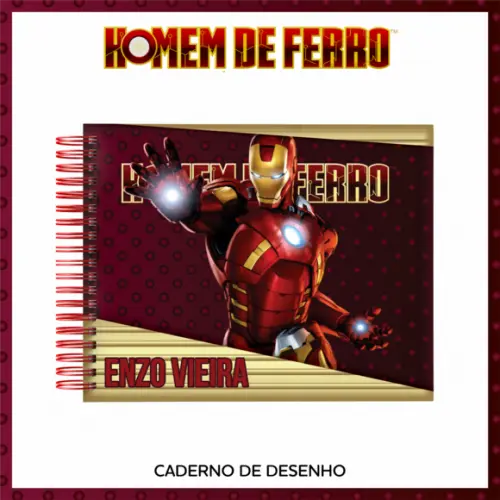 Arquivo Digital - Volta as Aulas - Homem de Ferro