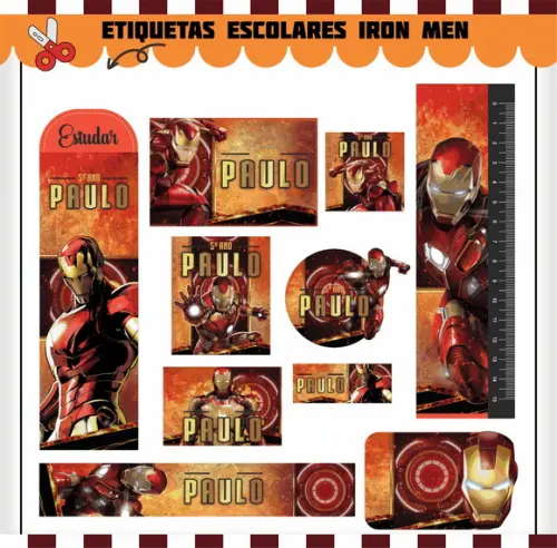 Arquivo Digital - Volta as Aulas - Homem de Ferro 02