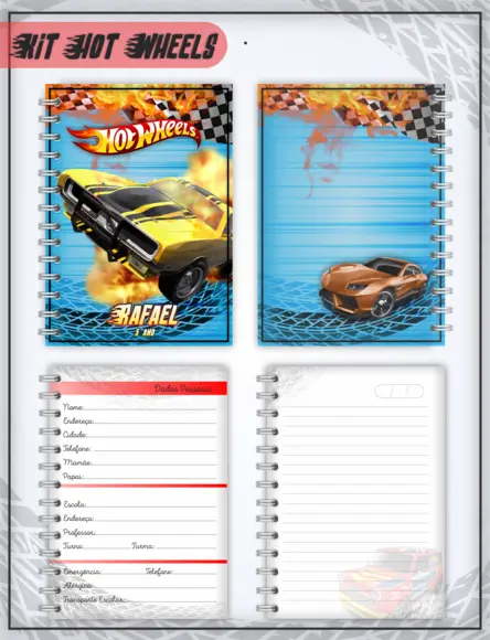 Arquivo Digital - Volta as Aulas - Hot Wheels