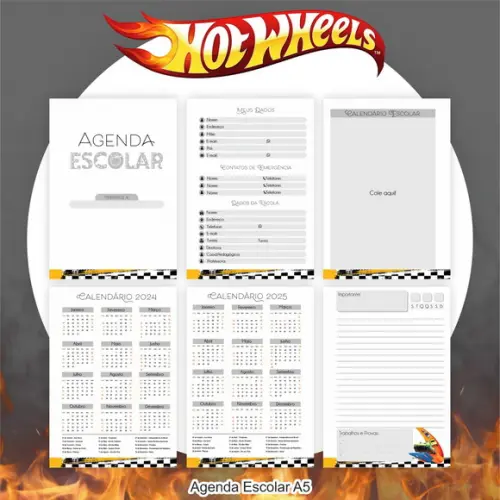 Arquivo Digital - Volta as Aulas - Hot Wheels 02