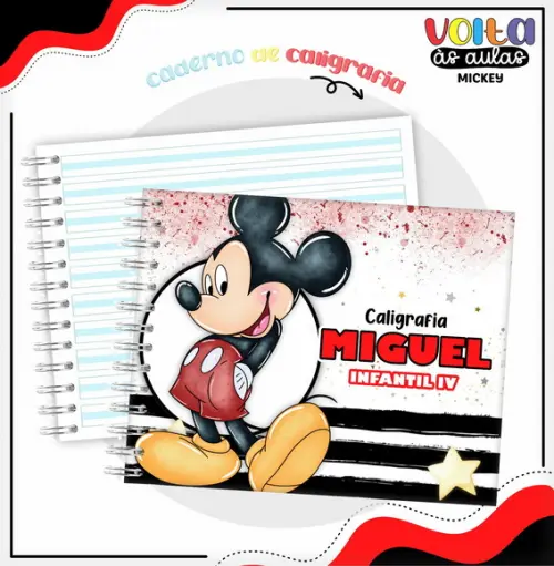 Arquivo Digital - Volta as Aulas - Mickey 06
