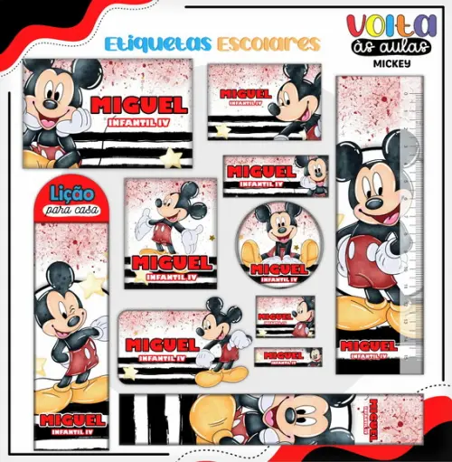 Arquivo Digital - Volta as Aulas - Mickey 06