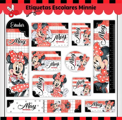 Arquivo Digital - Volta as Aulas - Minnie 02