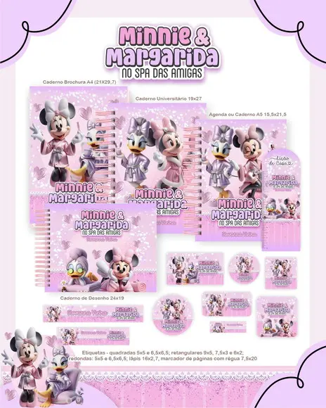 Arquivo Digital - Volta as Aulas - Minnie e Margarida 2026