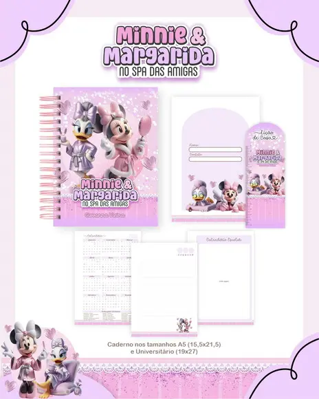 Arquivo Digital - Volta as Aulas - Minnie e Margarida 2026