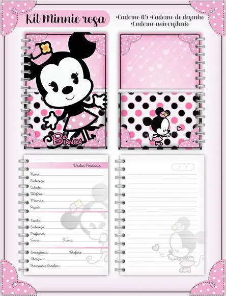Arquivo Digital - Volta as Aulas - Minnie Rosa 03