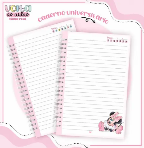 Arquivo Digital - Volta as Aulas - Minnie Rosa 02
