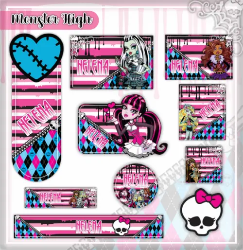 Arquivo Digital - Volta as Aulas - Monster High
