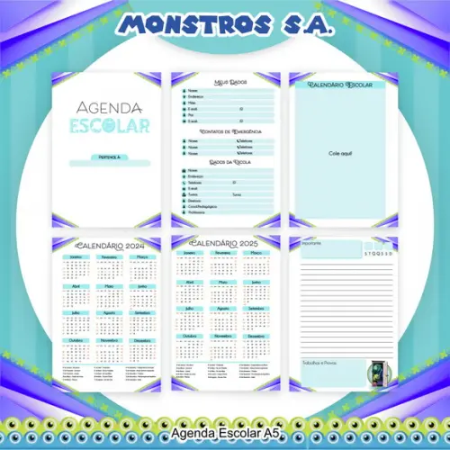 Arquivo Digital - Volta as Aulas - Monstros Sa