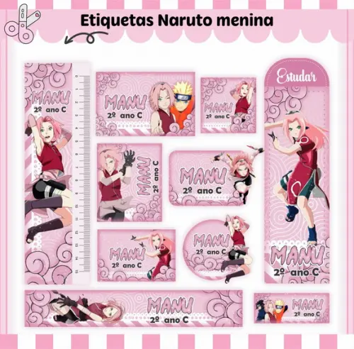 Arquivo Digital - Volta as Aulas - Naruto Menina