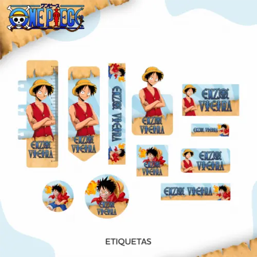 Arquivo Digital - Volta as Aulas - One Piece