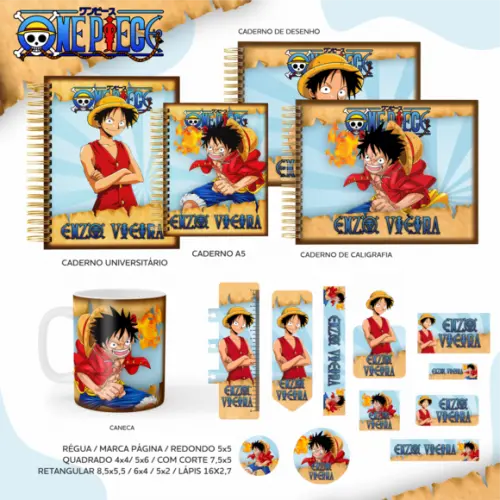 Arquivo Digital - Volta as Aulas - One Piece