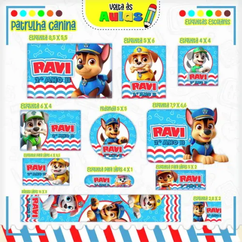 Arquivo Digital - Volta as Aulas - Patrulha Canina 04