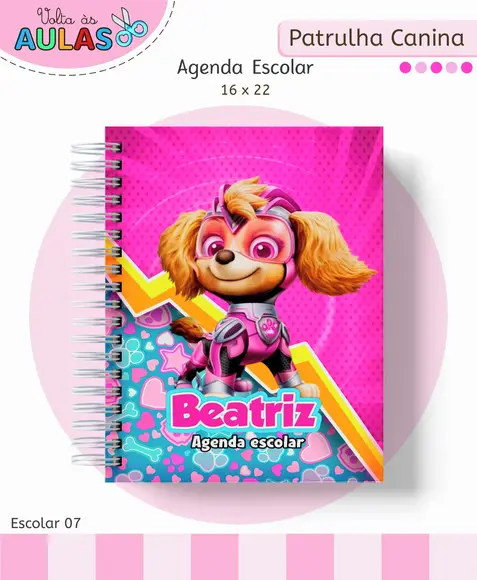 Arquivo Digital - Volta as Aulas - Patrulha Canina Menina 04