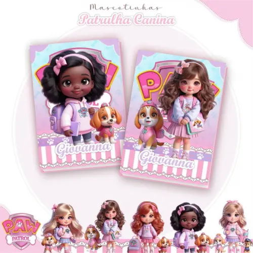 Arquivo Digital - Volta as Aulas - Patrulha Menina Mascote