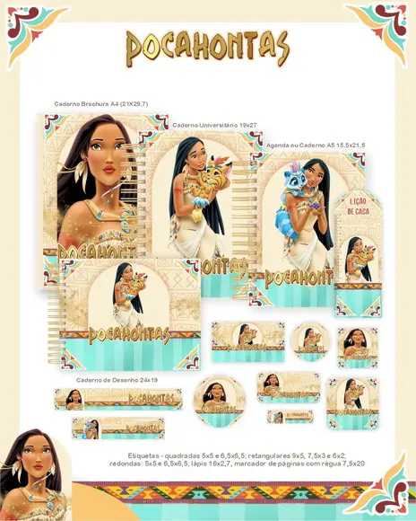 Arquivo Digital - Volta as Aulas - Pocahontas
