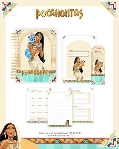 Arquivo Digital - Volta as Aulas - Pocahontas