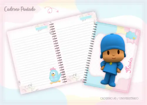 Arquivo Digital - Volta as Aulas - Pocoyo Menina