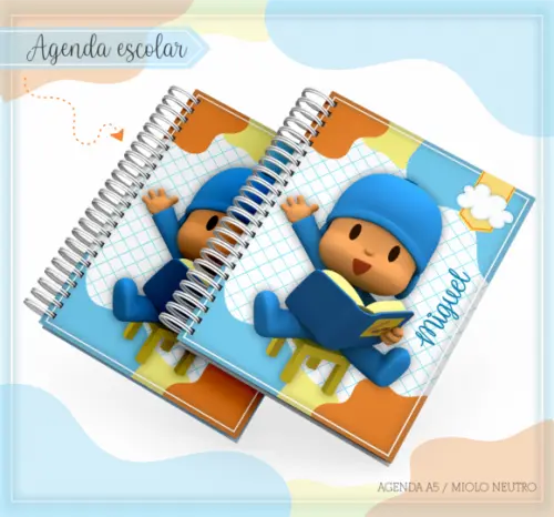 Arquivo Digital - Volta as Aulas - Pocoyo Menino