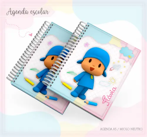 Arquivo Digital - Volta as Aulas - Pocoyo Menina