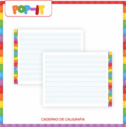 Arquivo Digital - Volta as Aulas - Pop It Colorido