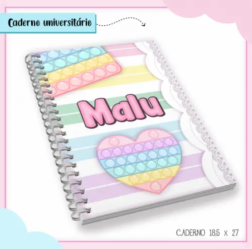 Arquivo Digital - Volta as Aulas - Pop It Menina