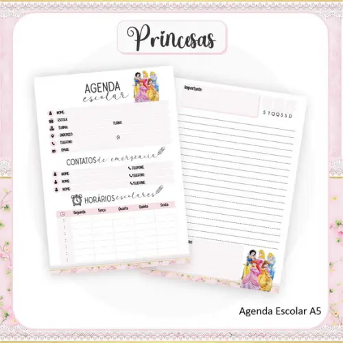 Arquivo Digital - Volta as Aulas - Princesas 03