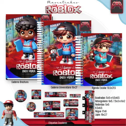 Arquivo Digital - Volta as Aulas - Roblox Mascote
