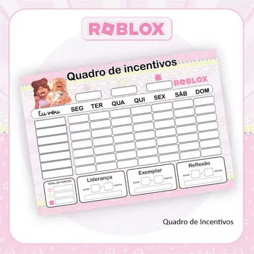 Arquivo Digital - Volta as Aulas - Roblox Menina 02