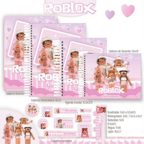 Arquivo Digital - Volta as Aulas - Roblox Menina 03