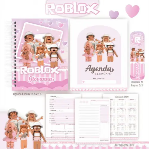 Arquivo Digital - Volta as Aulas - Roblox Menina 03