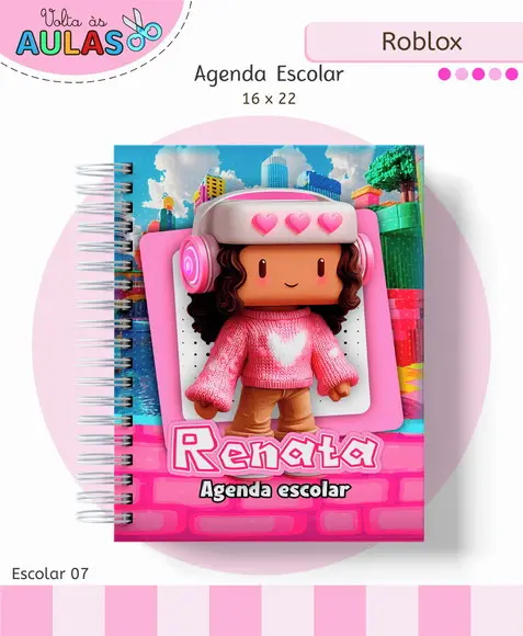 Arquivo Digital - Volta as Aulas - Roblox Menina 04