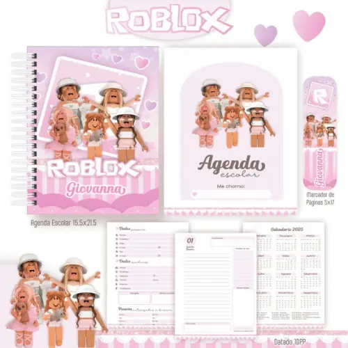 Arquivo Digital - Volta as Aulas - Roblox Menina 03