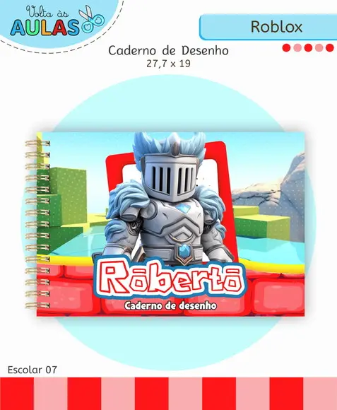 Arquivo Digital - Volta as Aulas - Roblox Menino 03