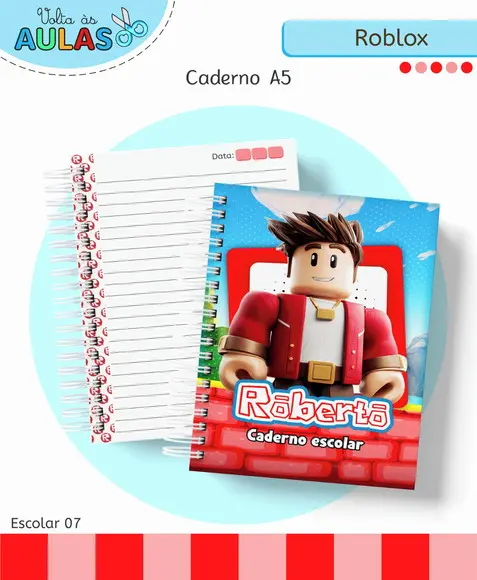 Arquivo Digital - Volta as Aulas - Roblox Menino 03