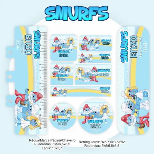 Arquivo Digital - Volta as Aulas - Smurfs