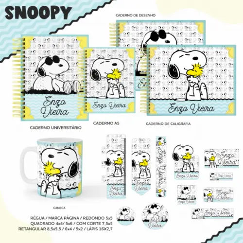 Arquivo Digital - Volta as Aulas - Snoopy 02