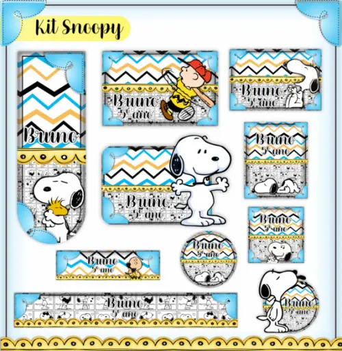 Arquivo Digital - Volta as Aulas - Snoopy