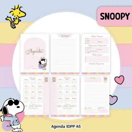 Arquivo Digital - Volta as Aulas - Snoopy 03